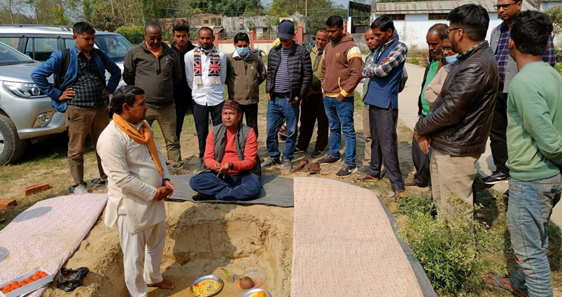 बाँकेको डुडुवामा १६ सैय्याको जेष्ठ नागरिक अस्पताल, अध्यक्ष चौधरीद्धारा शिलान्यास