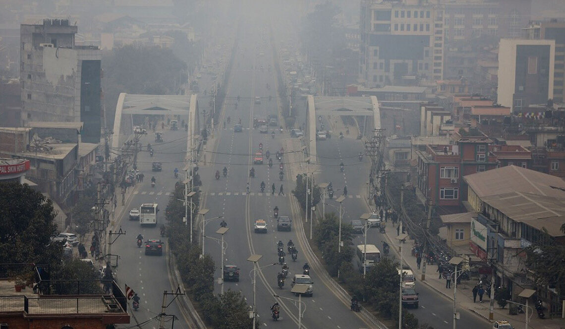 काठमाडौं विश्वकै छैठौं प्रदूषित राजधानी सहर