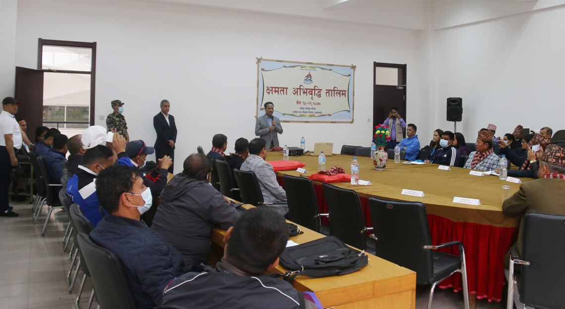 प्रशिक्षकहरुको क्षमता अभिवृद्धि तालिम सुरु