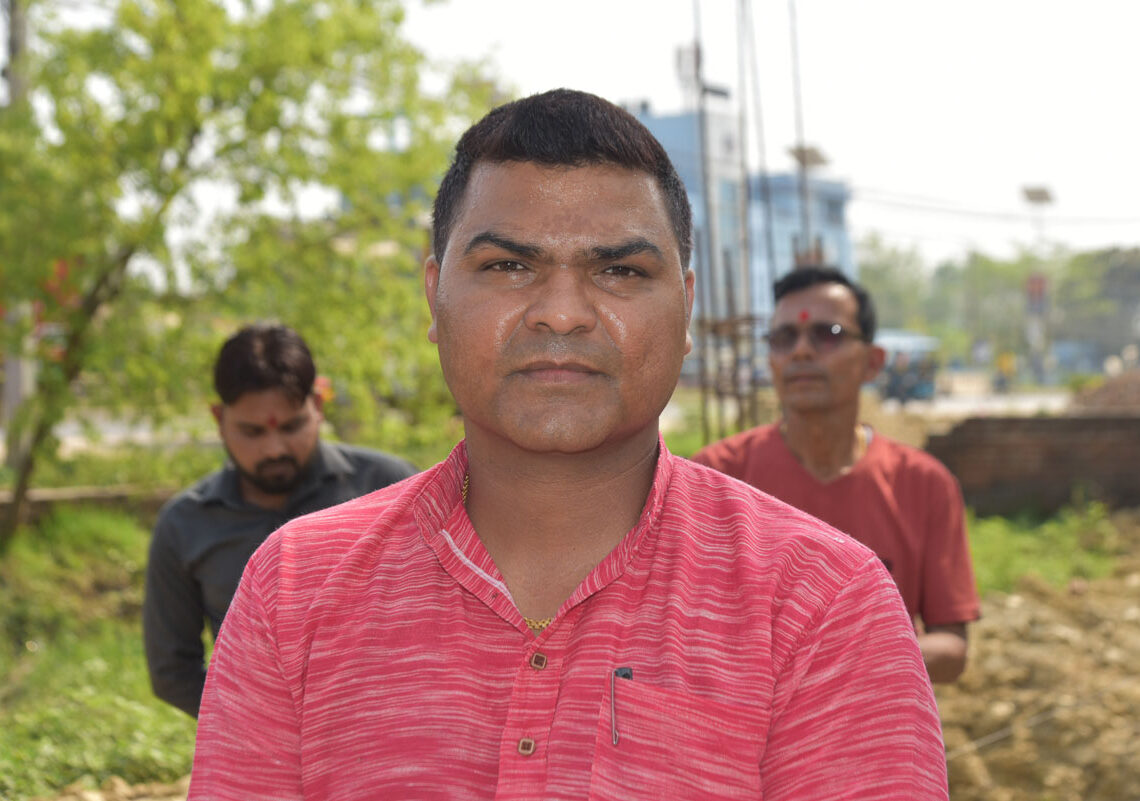 माबी लग्दहवाको व्यावसायिक भवनको शिलान्यास