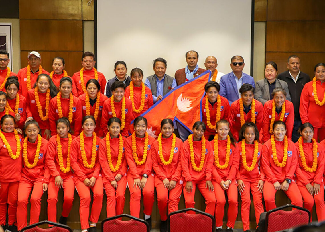 महिला साफ च्याम्पियनसिप फुटबलमा आज नेपाल र बङ्ग्लादेश खेल्दै