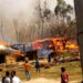 नरैनापुरमा आगलागी हुँदा १५ घर जलेर नष्ट
