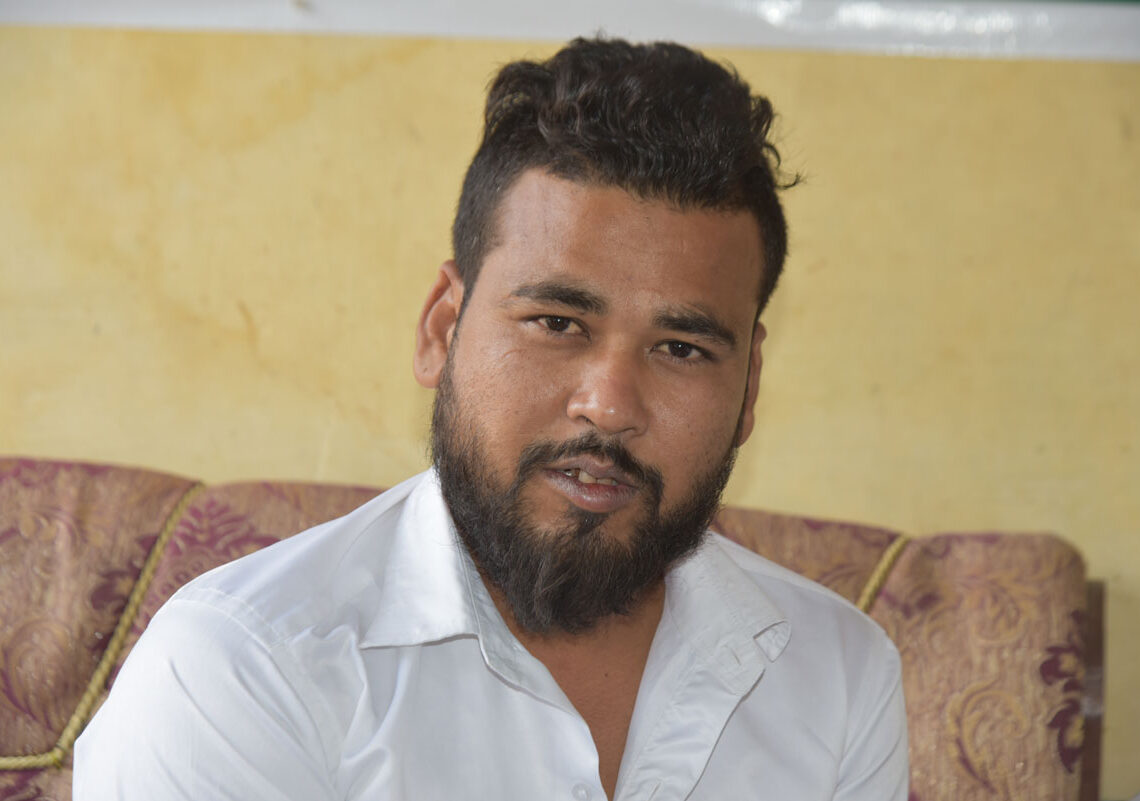 ३१ वर्षीय सराफत हुसेन बलियो उम्मेदवार