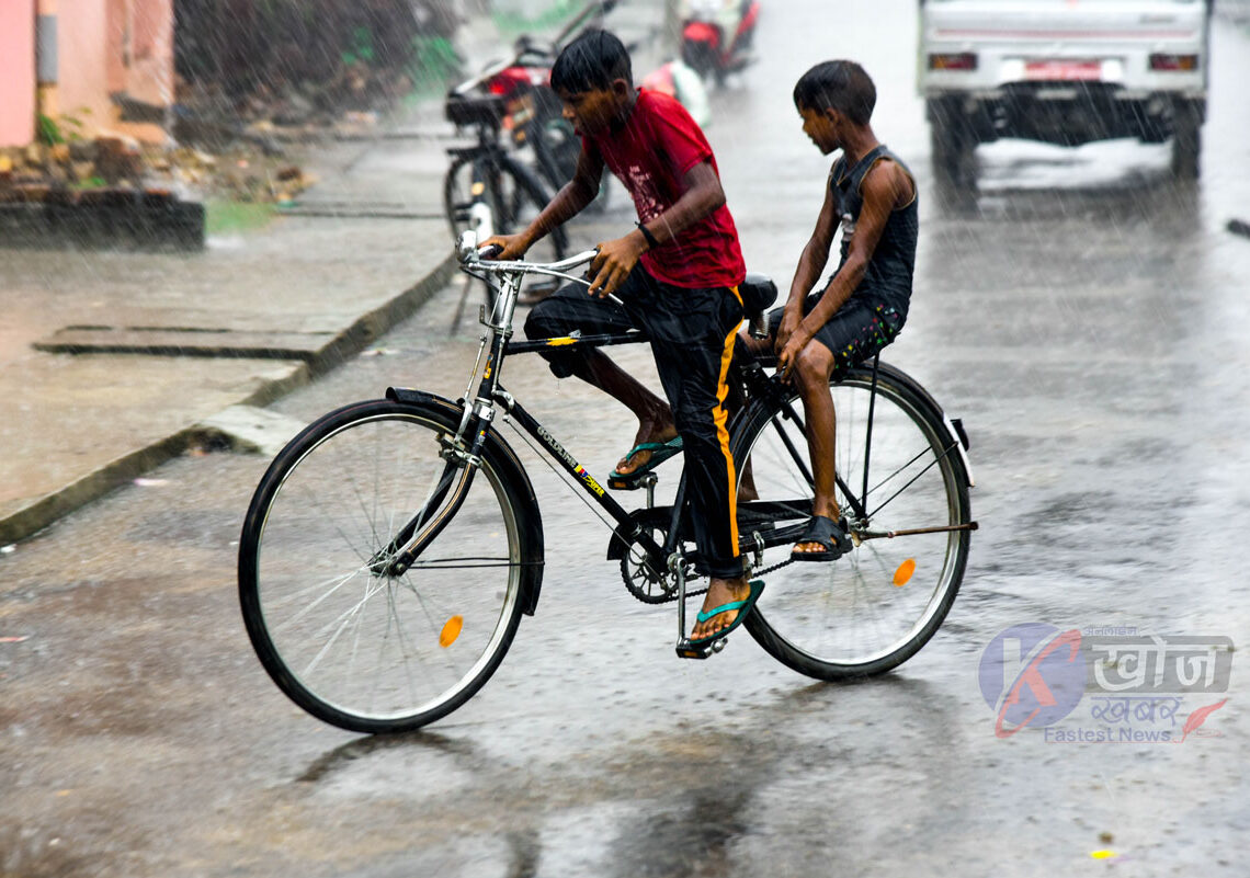 आज देशका केही स्थानमा भारी वर्षाको सम्भावना