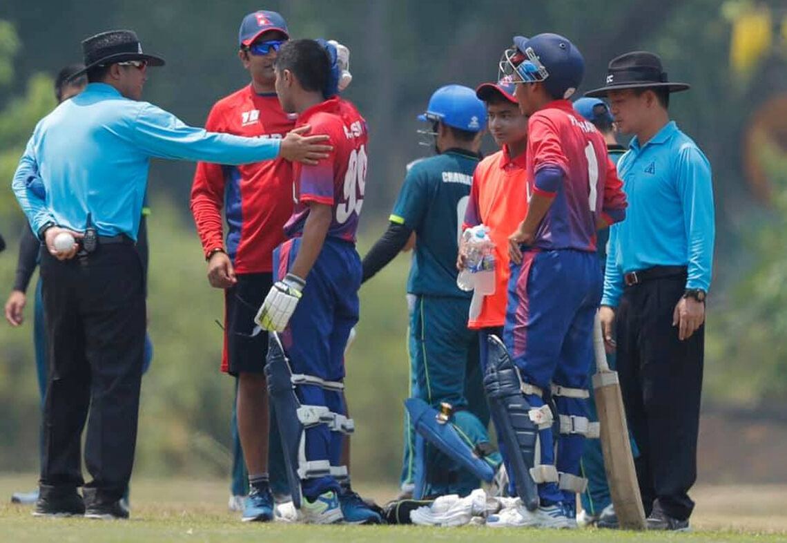 नेपाल र क्यानडाबीचको पहिलो एकदिवसीय खेल वर्षाका कारण रद्द