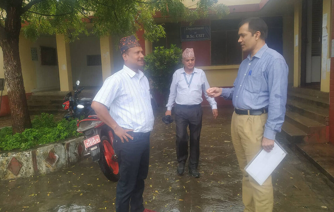 छात्राबासलाई पूर्णता दिन नगर प्रमुख विष्टको अग्रसरता