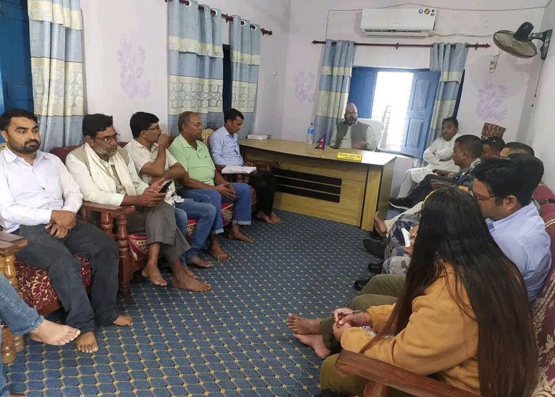 नरैनापुरको विपद् व्यवस्थापन समितिको बैठक सम्पन्न