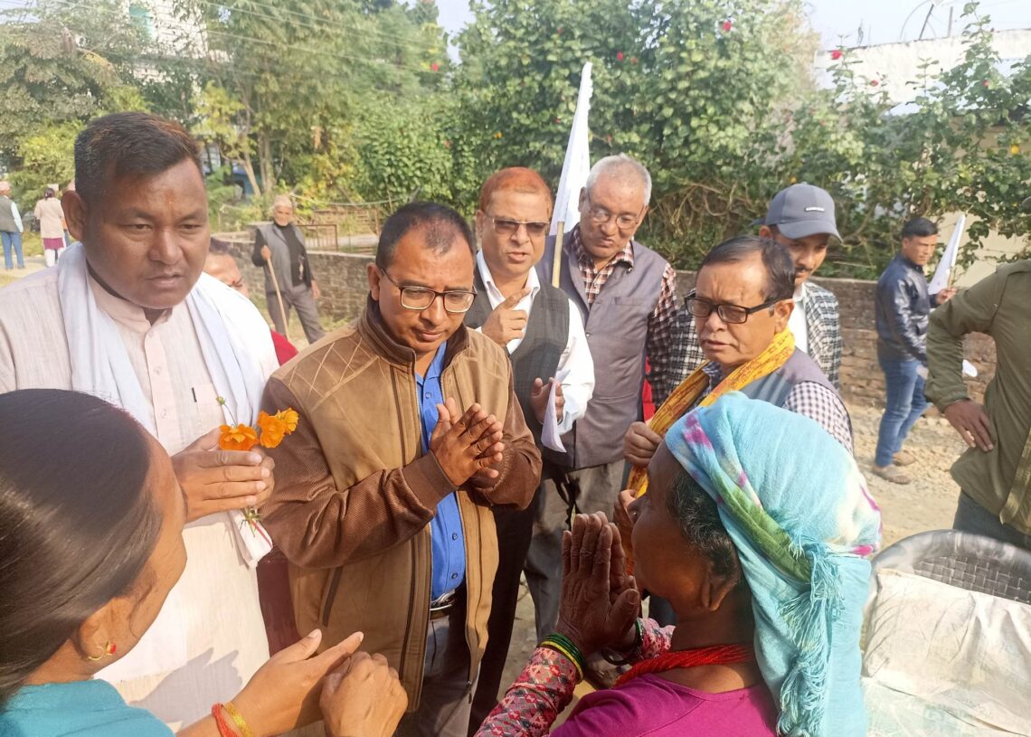 एकै पटक समग्र क्षेत्रको बिकास गर्छु भनेर मतदातालाई झुटो आश्वासन देखाउदिन : एमाले उम्मेदवार ढकाल