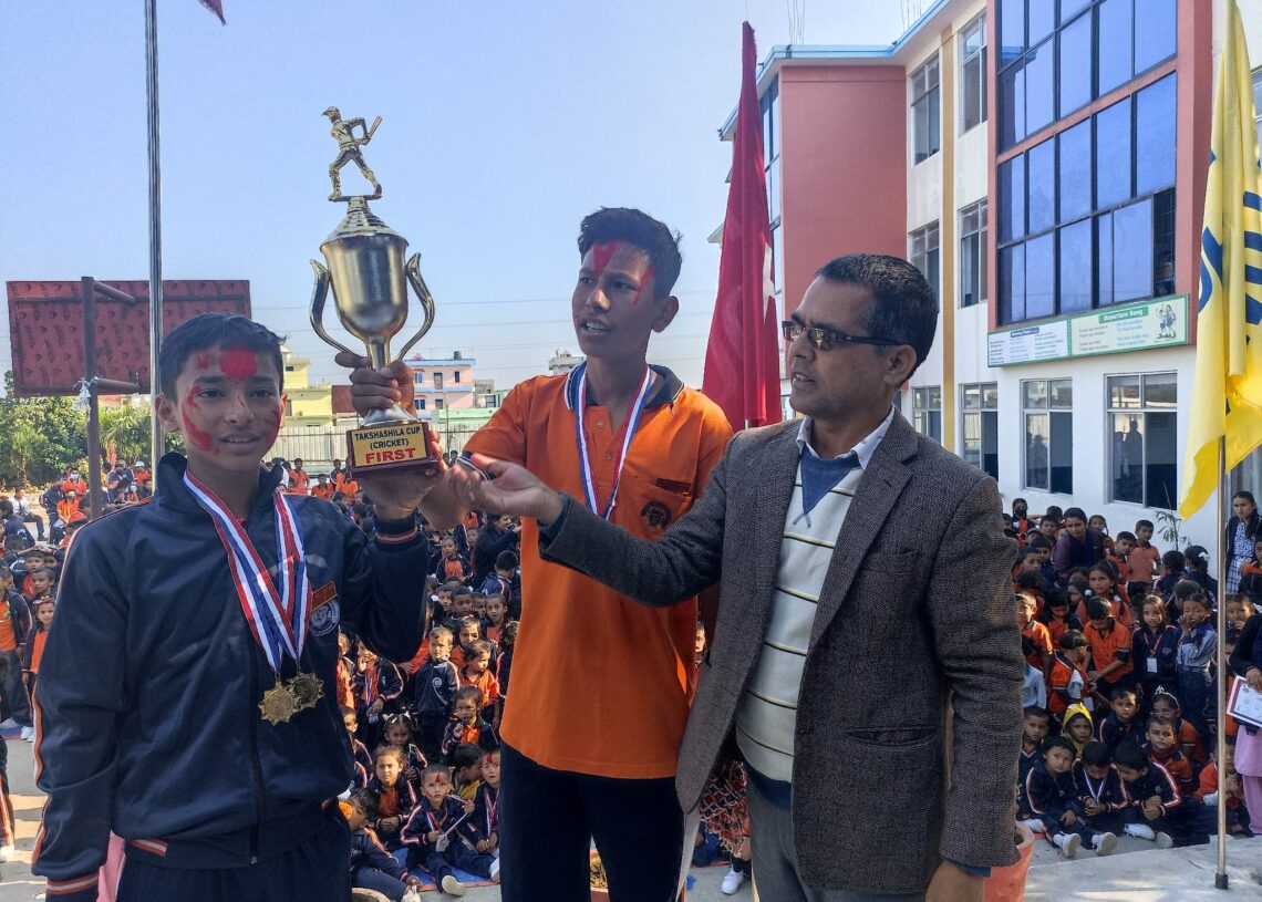 उत्साहपुर्ण तरिकाले तक्षशिला एकेडमीको खेलकुद सप्ताह सम्पन्न