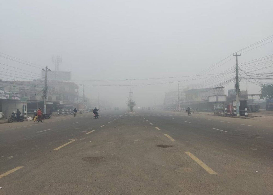 नेपालगन्जमा बाग्लो हुस्सु र कुहिरो