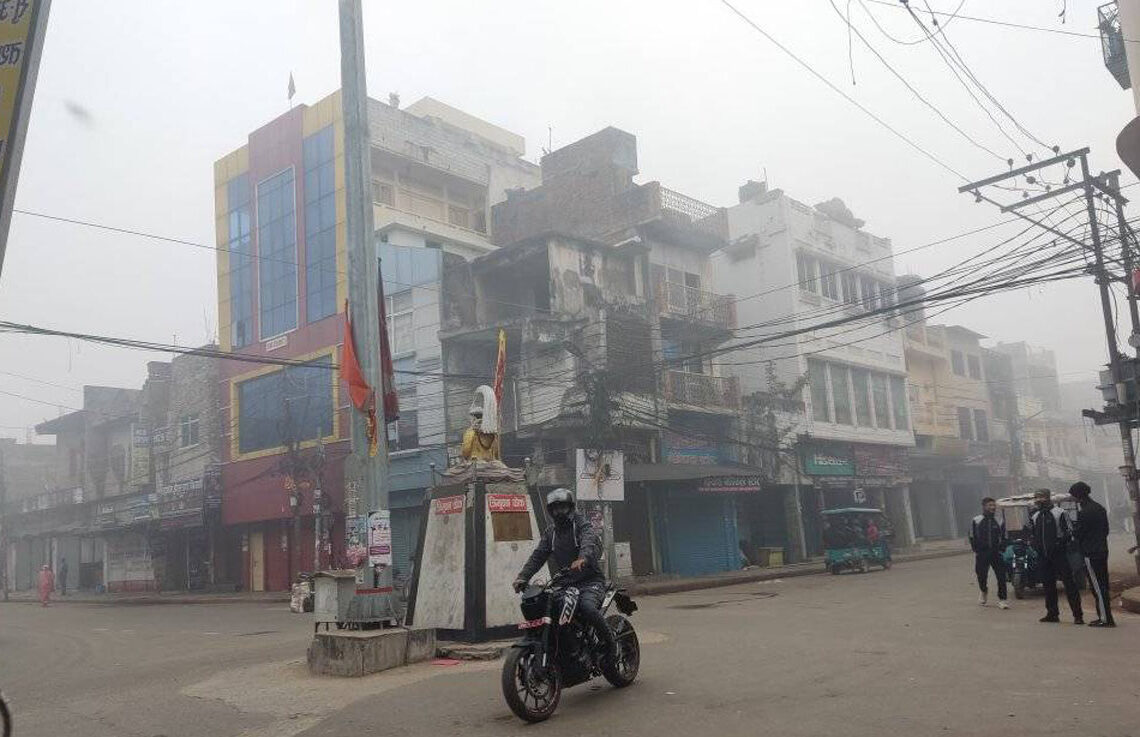 बाँकेमा चिसो हृवात्तै बढ्यो, चहलपहल घट्यो