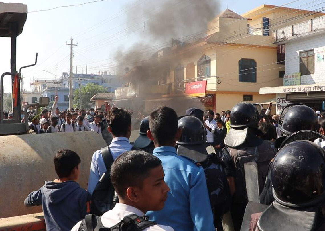 विद्यार्थीको आन्दोलन चर्किएपछि धनगढीमा निषेधाज्ञा जारी