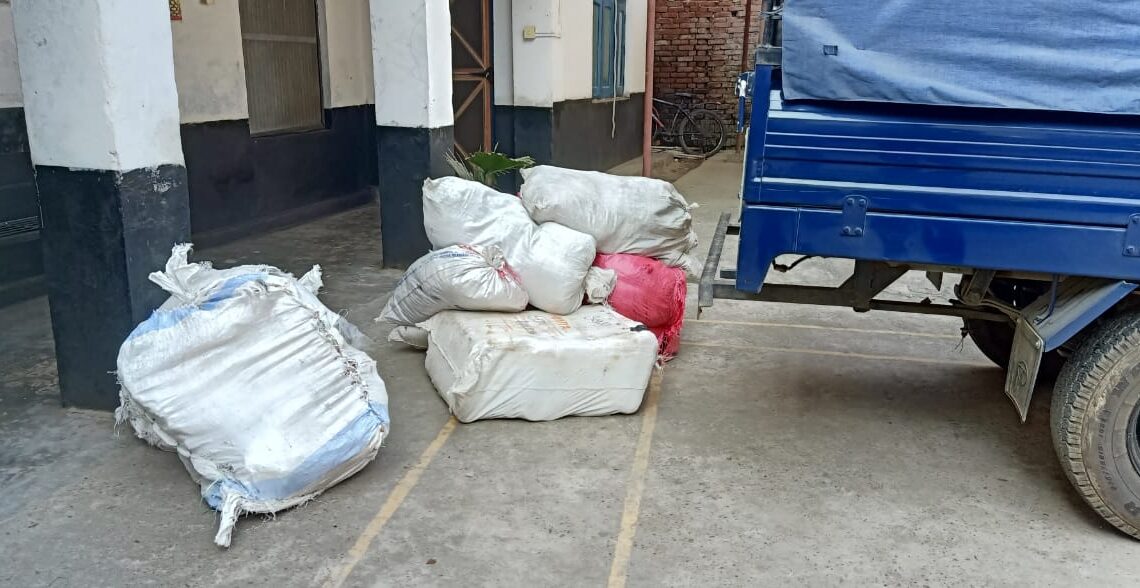नाकामा सेटिङ गरेर भित्र्याइएको ठूलो परिमाणको अवैध सामान नेपालगन्जमा बरामद