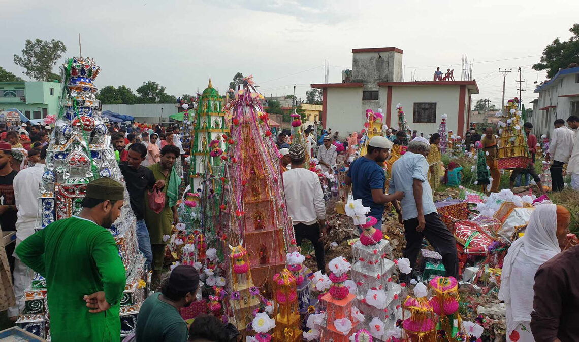 शान्ति सद्भाव र एकताको संदेश दिदै नेपालगञ्जमा ताजिया विसर्जन