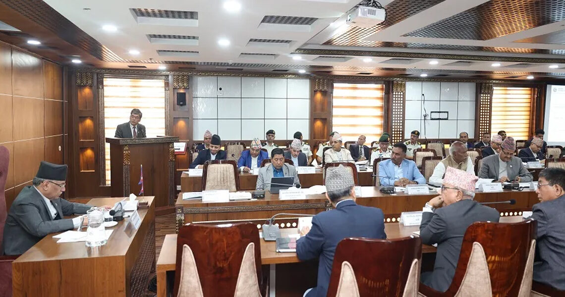 राष्ट्रिय विकास समस्या समाधान समितिको बैठक जारी