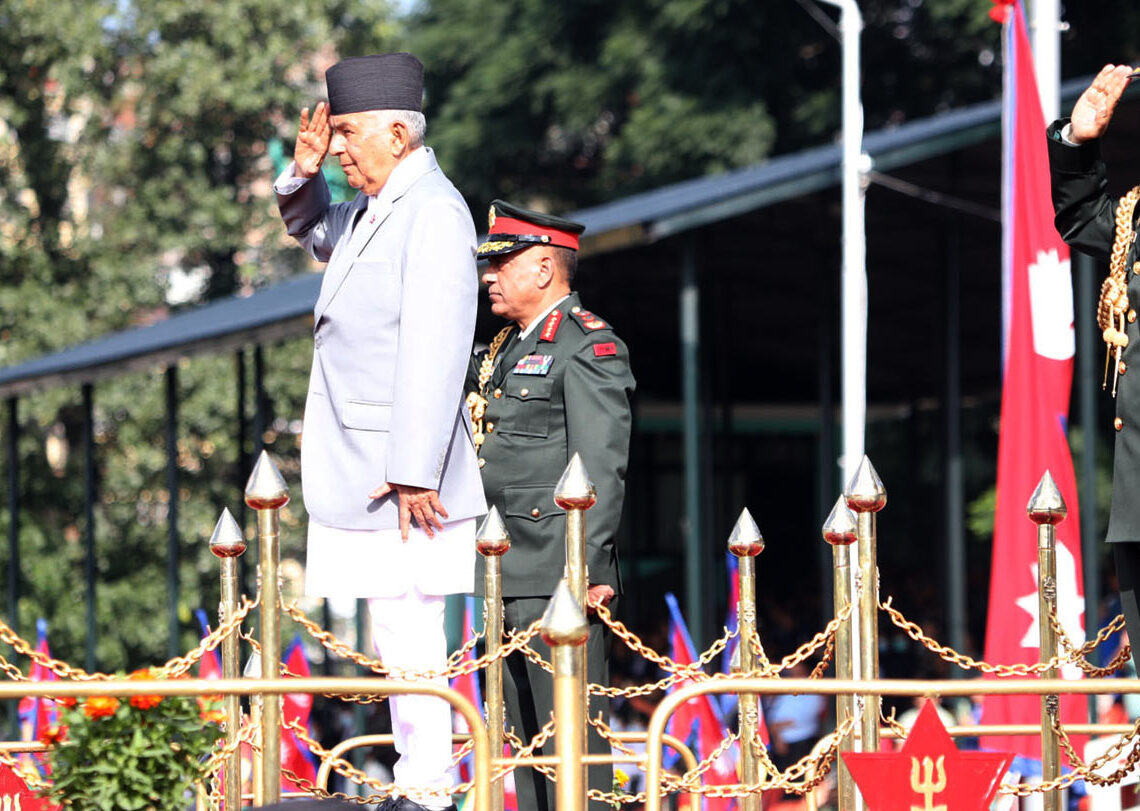 राष्ट्रपति पौडेल संविधान दिवस मूल समारोहको कार्यक्रममा सहभागी