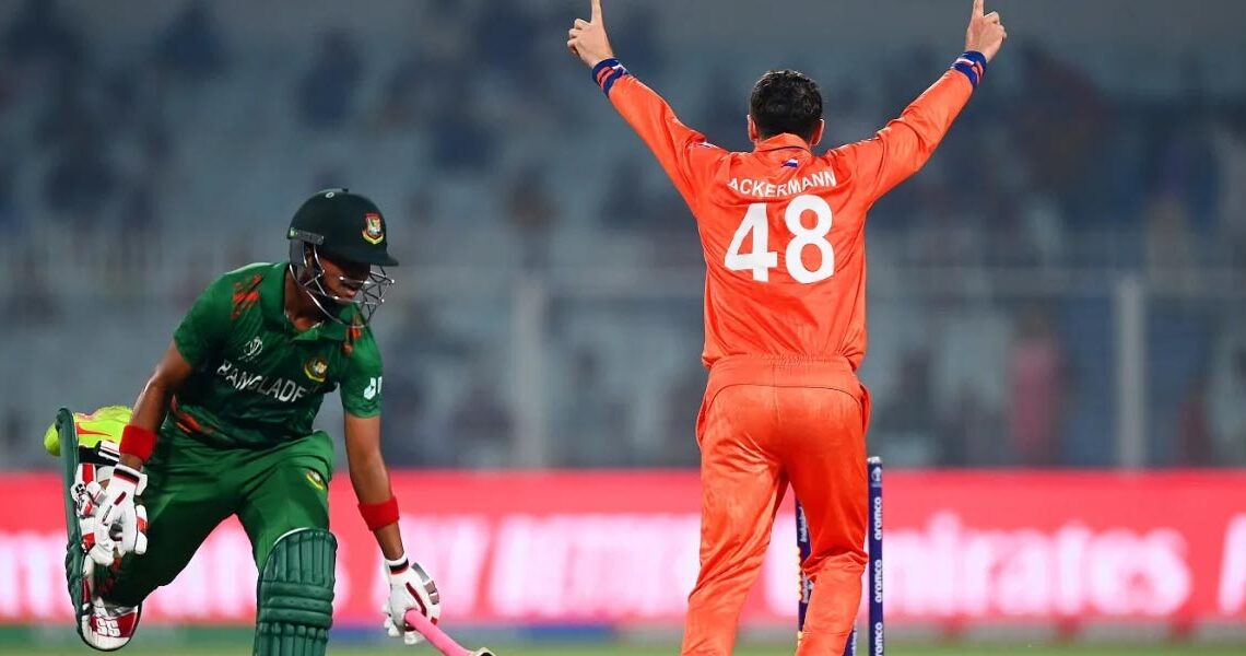 नेदरल्यान्ड्ससँग पराजित हुँदै बङ्लादेश विश्व कपबाट बाहिरियो