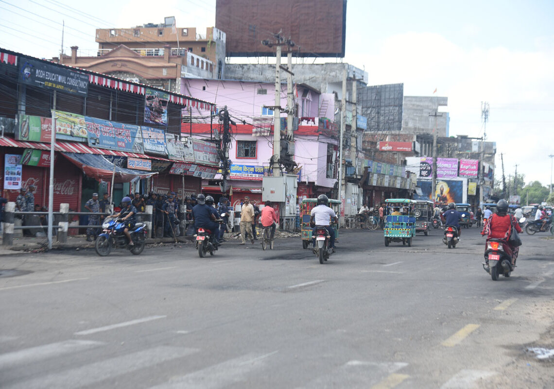 नेपालगञ्जमा आजदेखि दिउँसो निषाधाज्ञा, राती कर्फ्यु