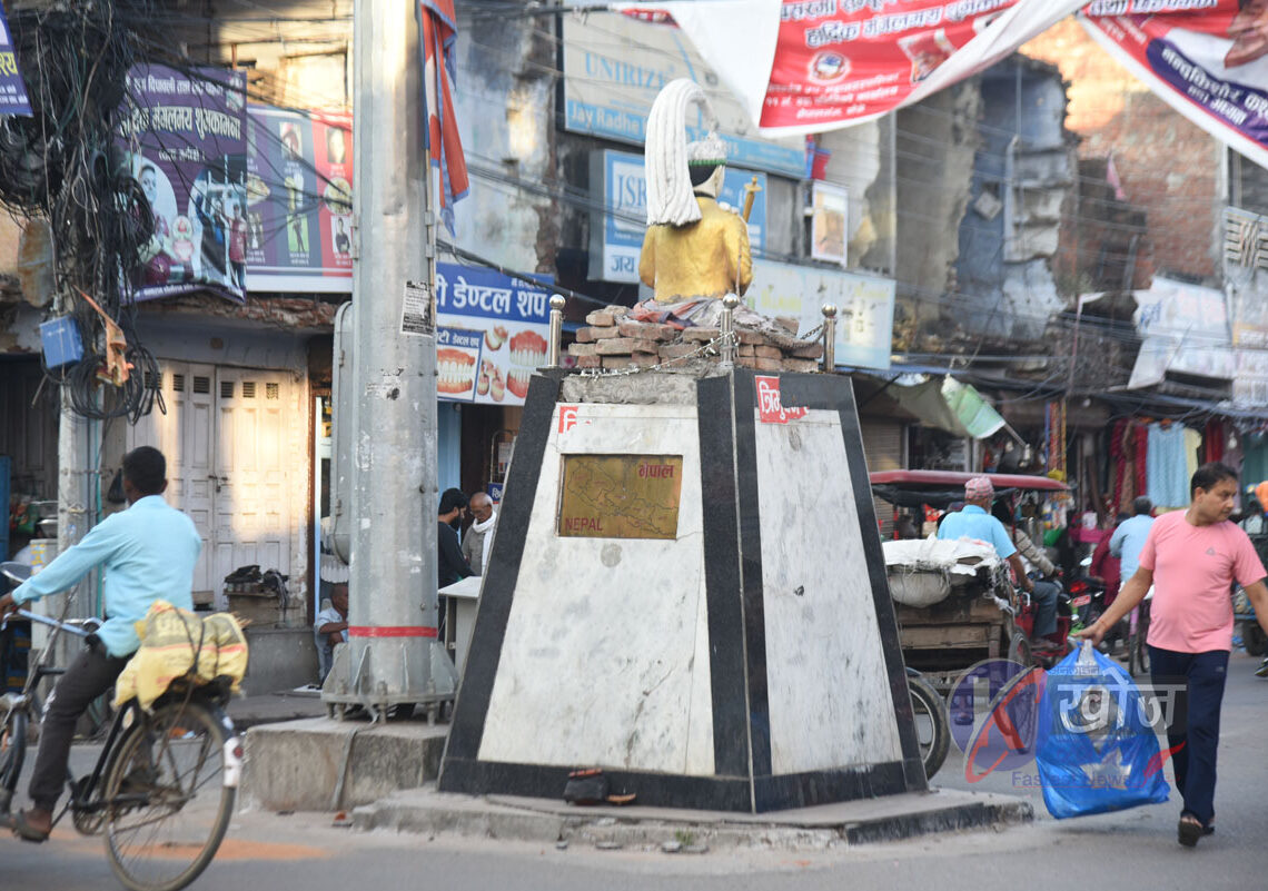 ऐतिहासिक त्रिभुवन चोक : वन्द र आन्दोलनको मारमा