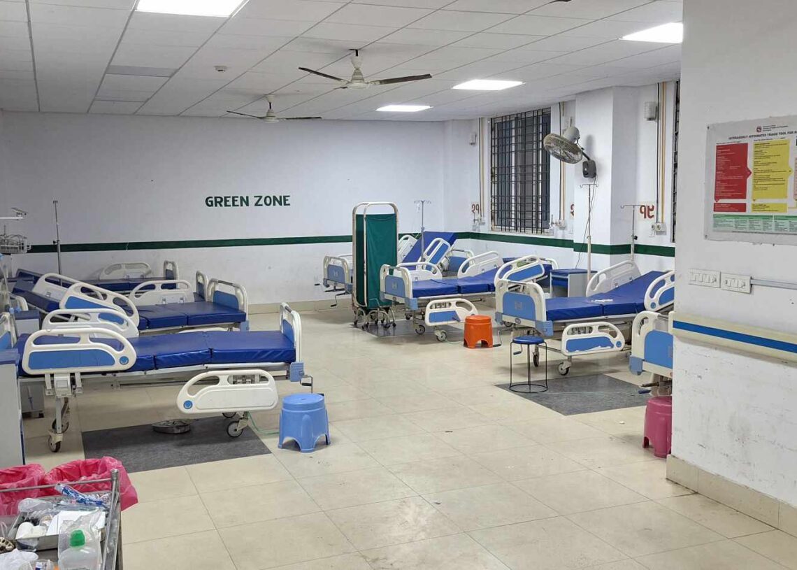 ४८ जना डिस्चार्ज भएसँगे भेरी अस्पतालको डिजास्टर वार्ड खाली