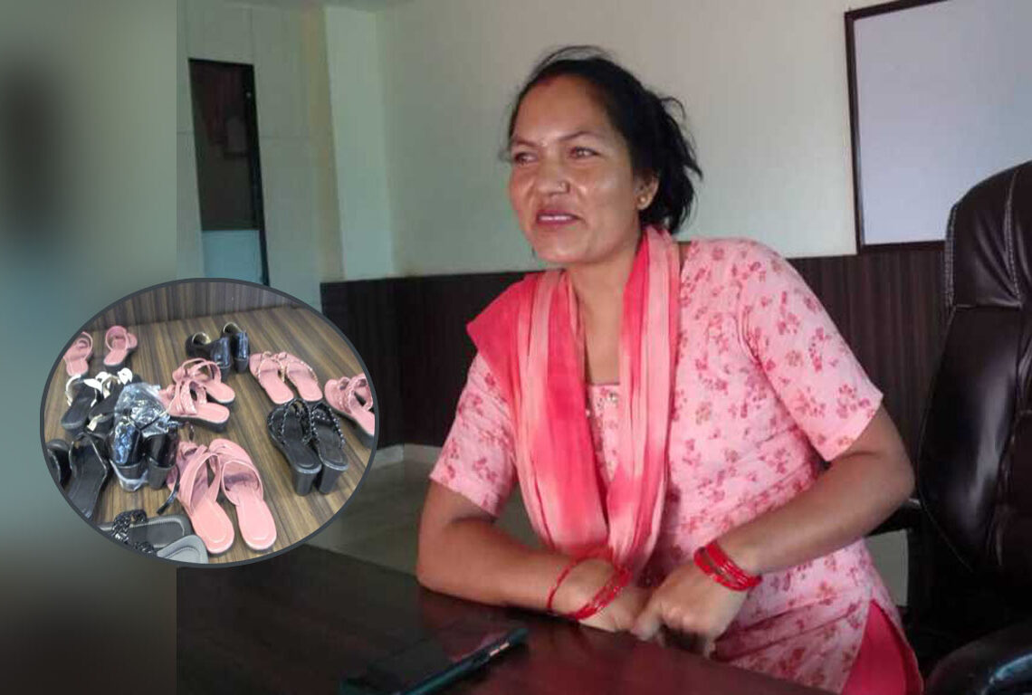 प्रशिक्षार्थी गीता बनिन् प्रशिक्षक देखि उद्यमी