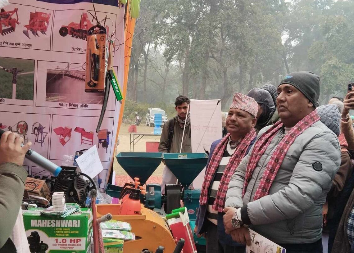 कृृषि सामाग्री प्रर्बधन गर्न शम्शेरगन्जमा कृषि मेला