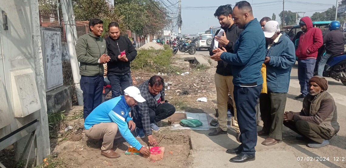 मेयर विष्ट र उपमेयर राईद्धारा तीन योजनाको एक साथ नेपालगञ्जमा सुभारम्भ