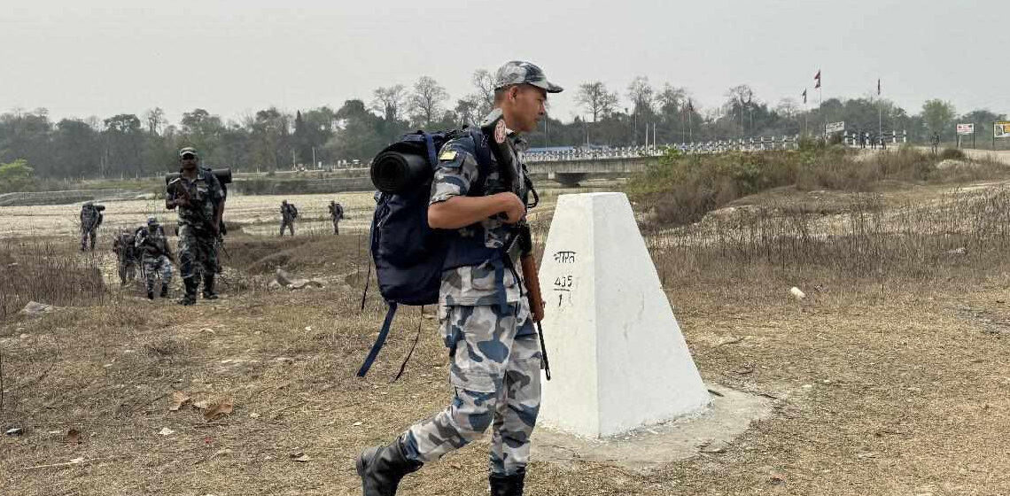 सशस्त्र प्रहरी बलले थाल्यो सीमा नाकामा चौबिसै घण्टा गस्ती