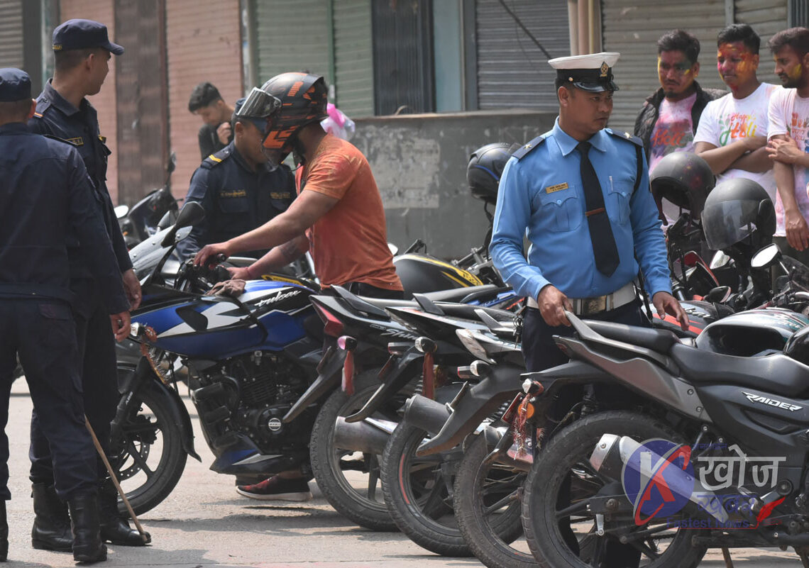 बाँकेमा होली शान्तिपूर्ण : नियम उलंघन गर्ने ५१ जना पक्राउ