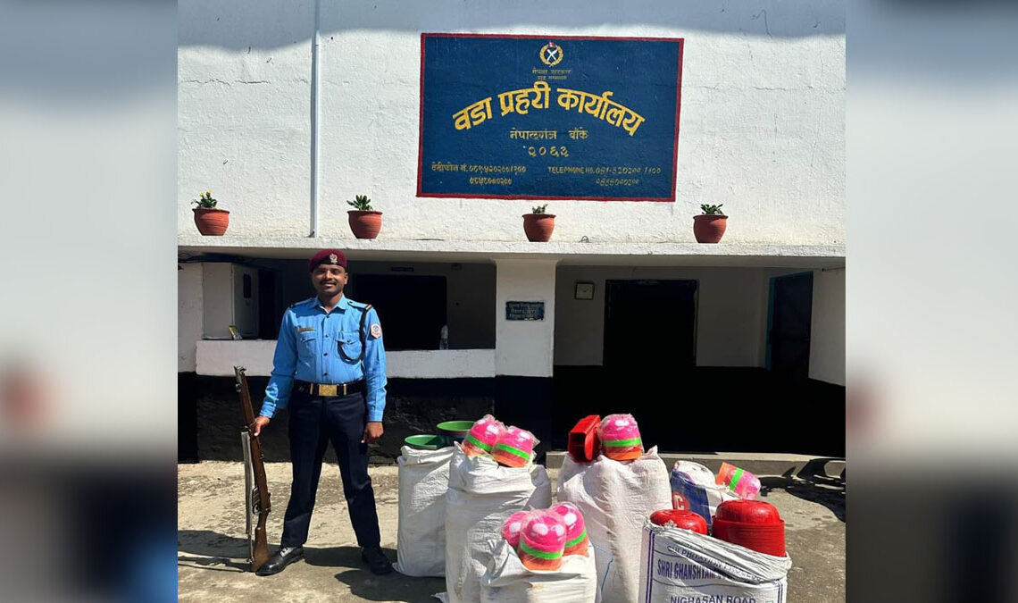 अबैध भन्सार छलिको सामान बरामद