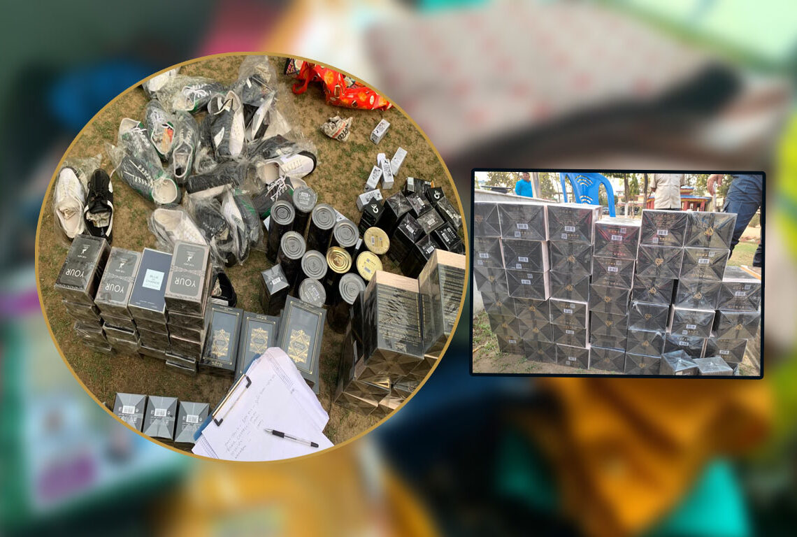 भन्सार छलेर ल्याइएको ४ लाख रुपैयाँ बढीको सामान बरामद