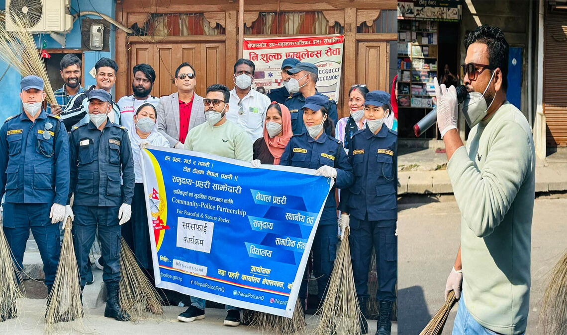 नेपालगञ्ज–५ मा सरसफाई अभियान सुरु, सफल बनाउन वडा अध्यक्ष शेष आफै खटिए