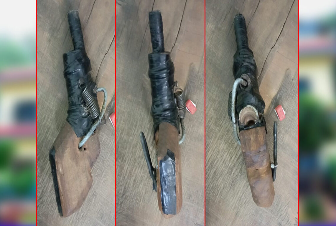 आफैले बनाएको हतियार पड्कदा एकजना घाइते