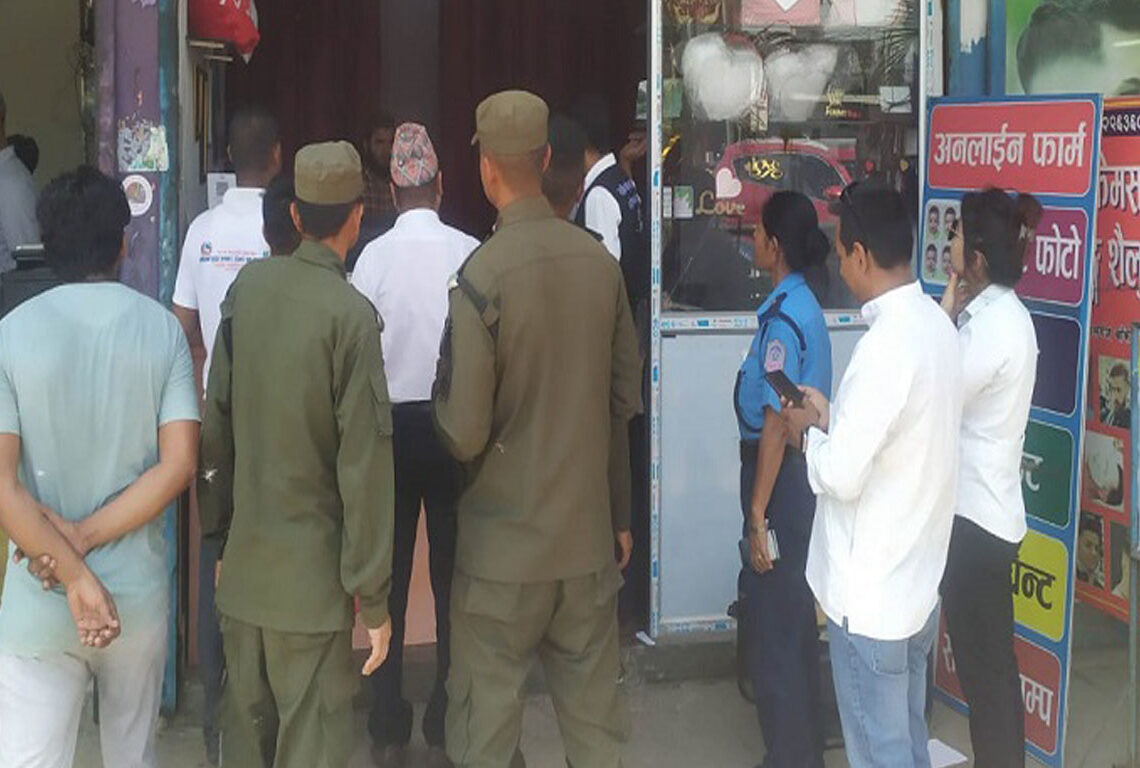 भाडा नतिर्ने ५ सटरमा नेपालगन्ज उपमहानगरको ताला