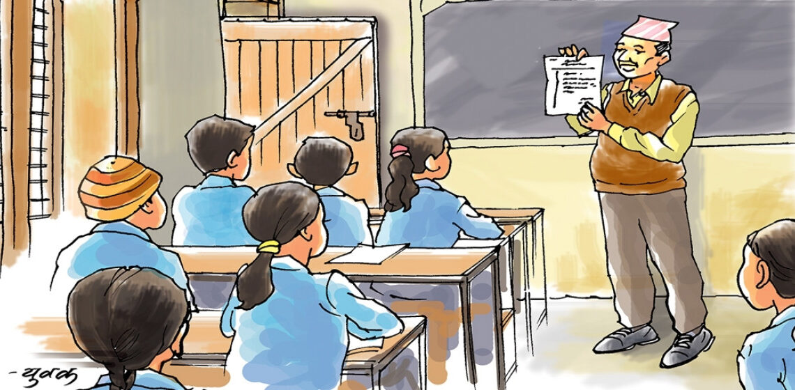 गर्मीले कक्षामा बस्नै गाह्रो, विद्यार्थी नियमित विद्यालय आउन छाडे