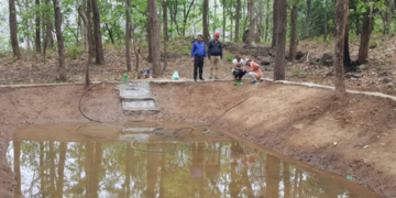 वन्यजन्तुका लागि प्रभावकारी बन्दै कृत्रिम पोखरी