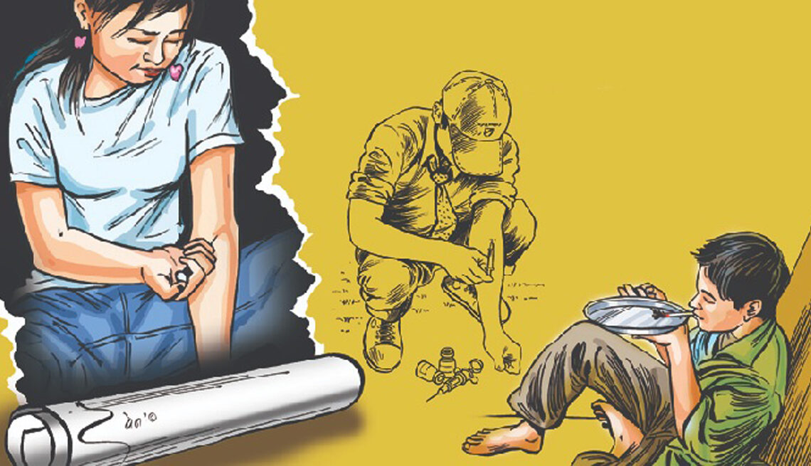 बढ्दै छन् लागुपदार्थ दुर्व्यसनी