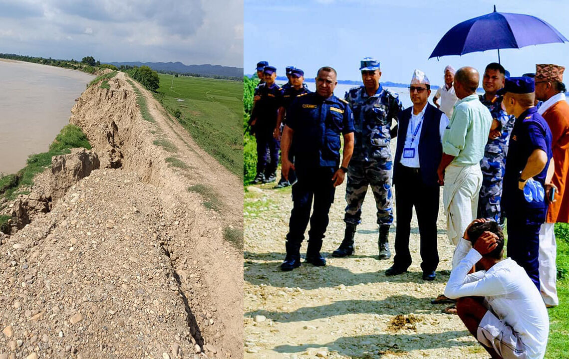 खल्लाझगडियामा हजारौँ परिवार डुबानको जोखिममा