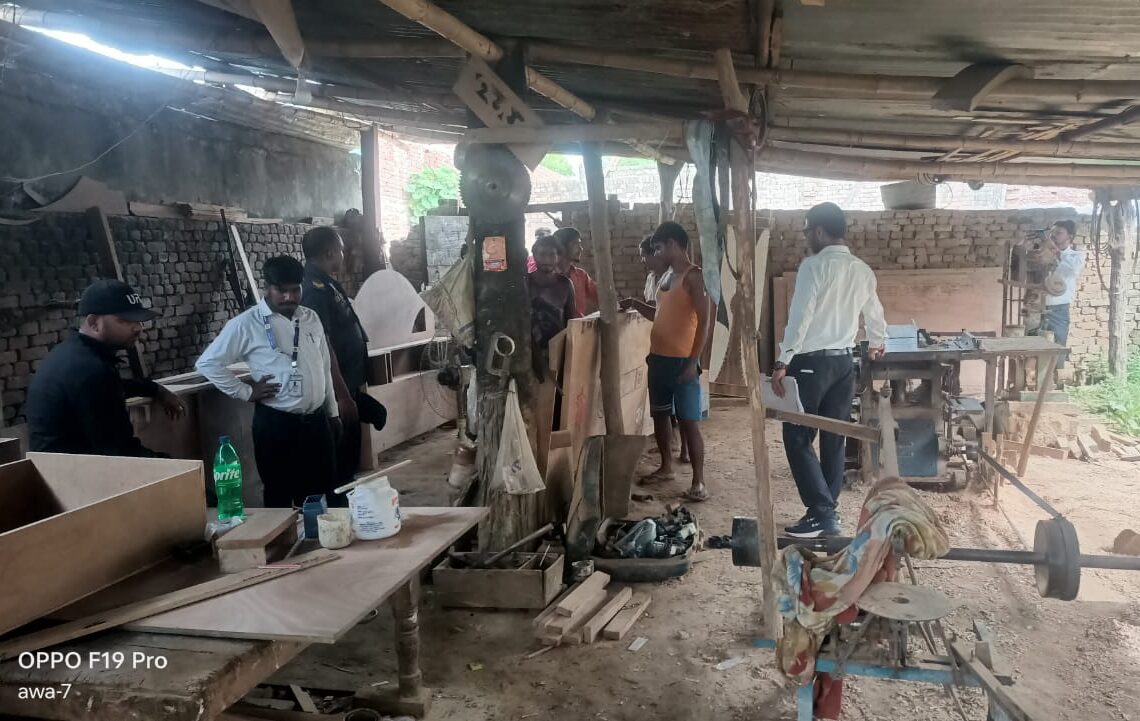 नरैनापुरमा पहिलो पटक बजार अनुगमन