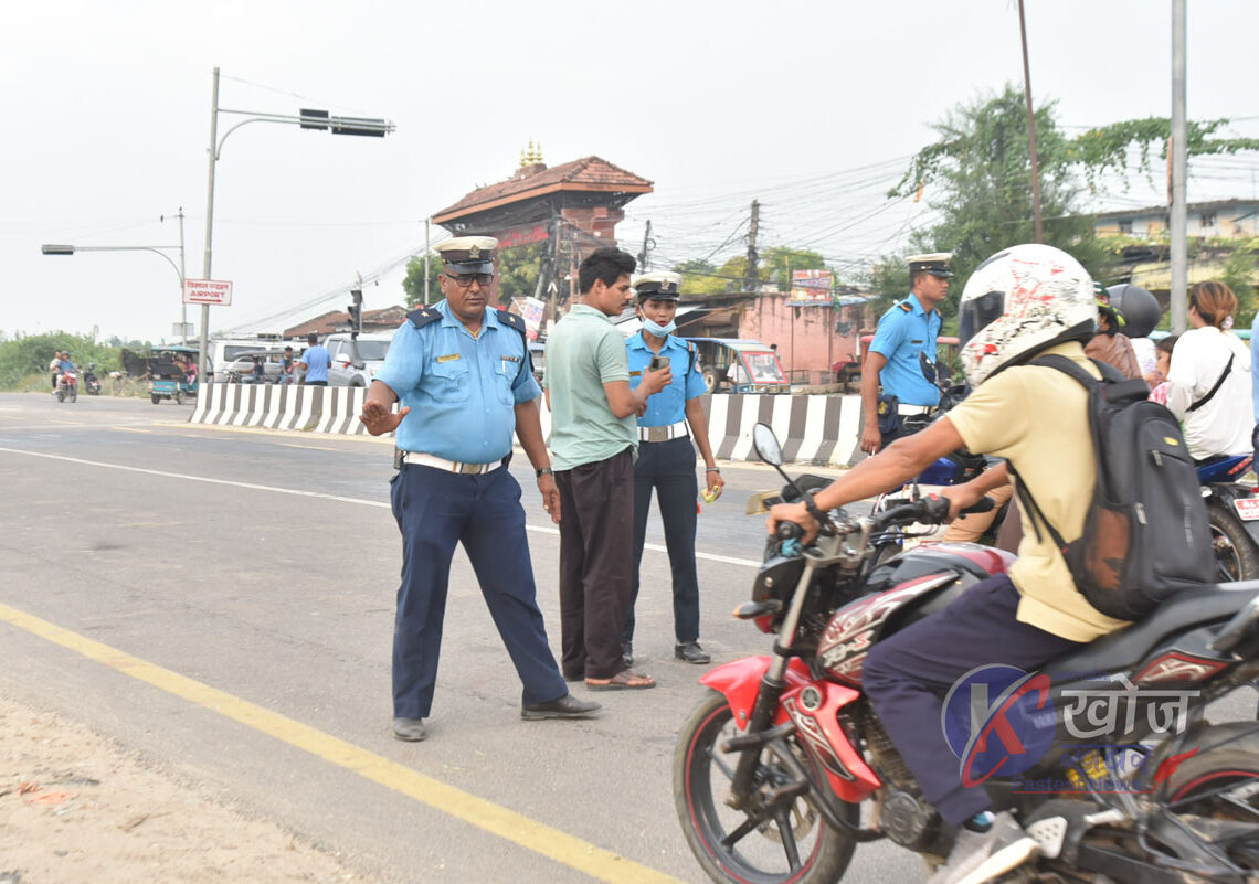 बाँकेमा साढे दुई हजार चालक कारबाहीमा