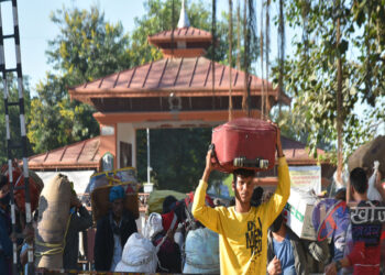 तिहारको प्रभावः जमुनाह नाकामा मानिसहरुको भिडभाड