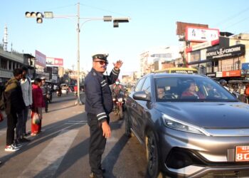 ट्राफिक लाइट संचालनमा आएपछि सडक दुर्घटना घट्ने आशा