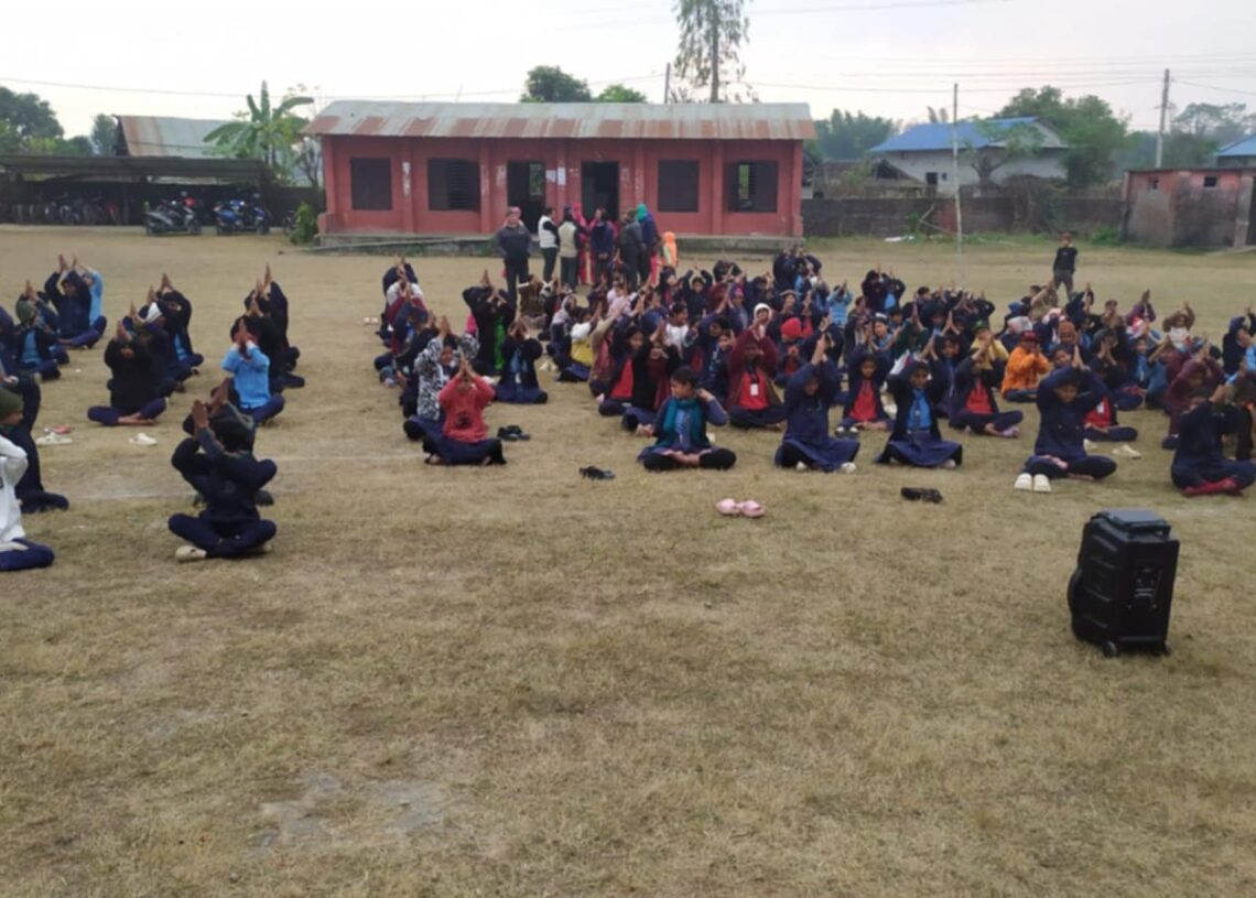 विद्यालय आयुर्वेद तथा योग शिक्षा कार्यक्रम