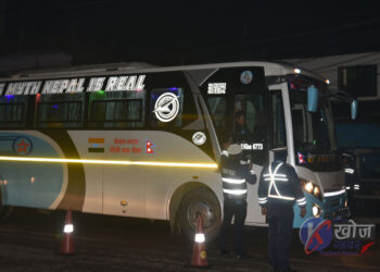 सवारी दुर्घटना न्यूनिकरण गर्न बाँके ट्राफिकको सचेतना अभियान