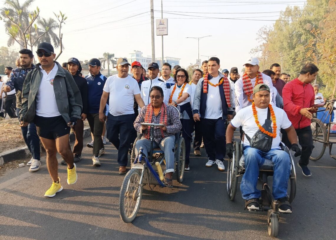 नेपालगन्जमा स्वास्थ्यका लागि वाकाथन
