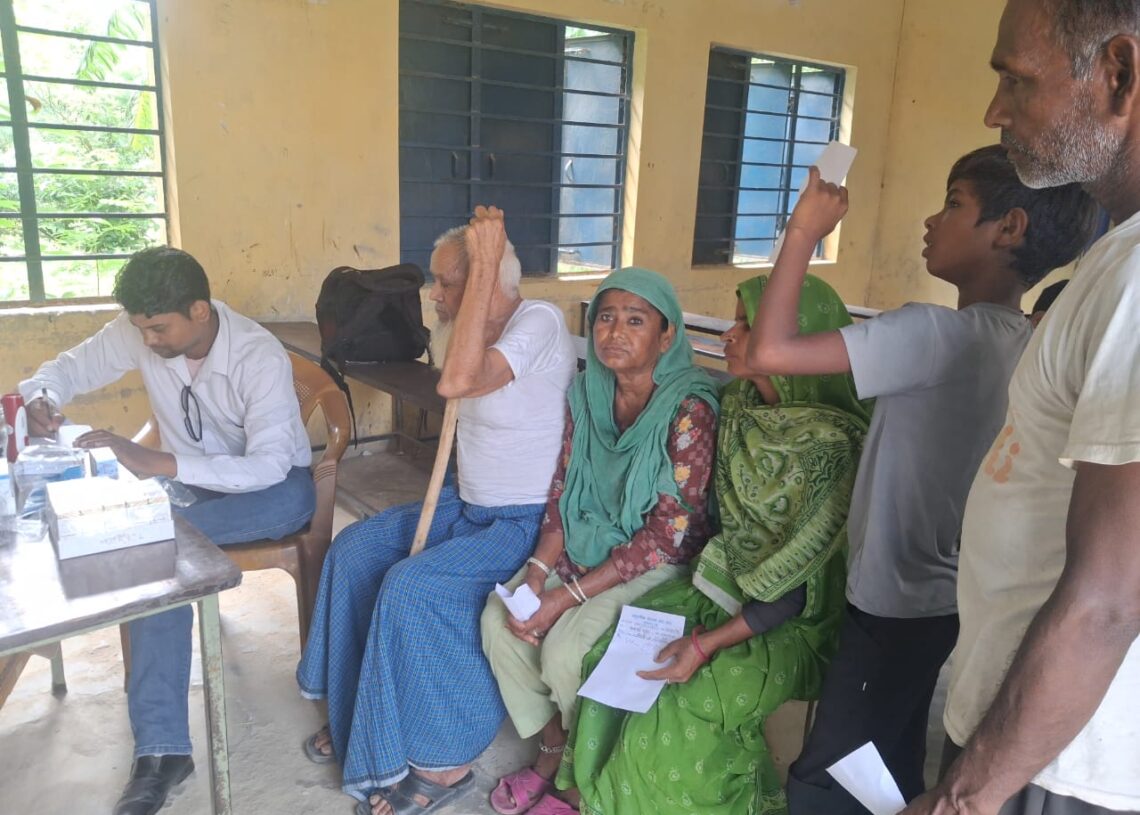 निःशुल्क शिविरमा ४२५ सय जना लाभान्वित