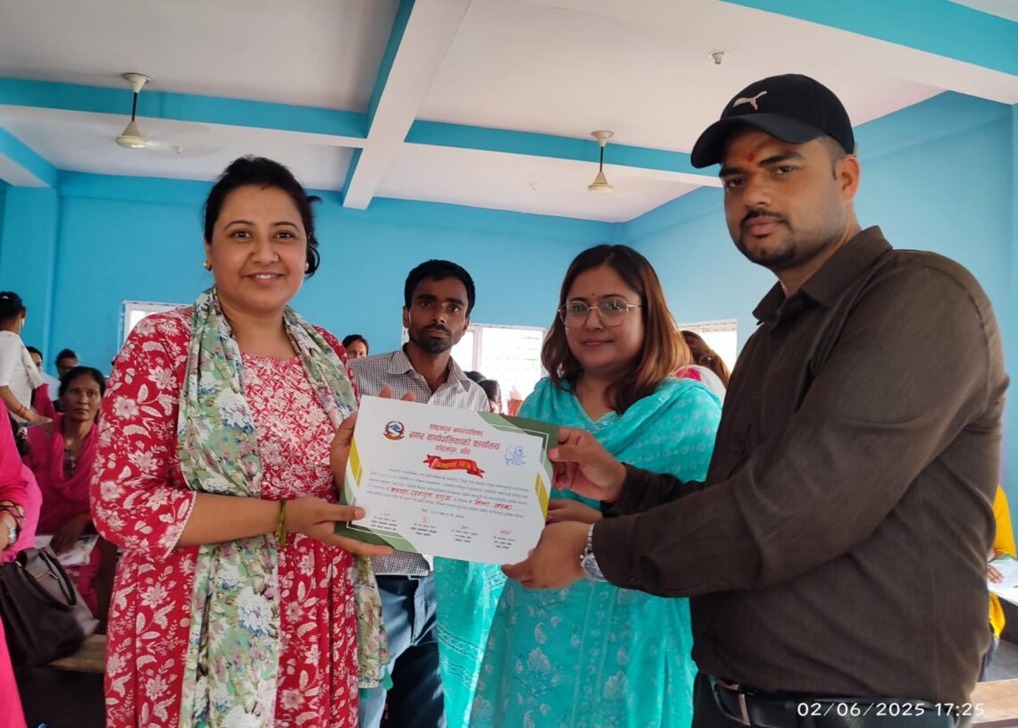 शिक्षा पहिलो प्राथमिकतामा छ : नगर प्रमुख आचार्य