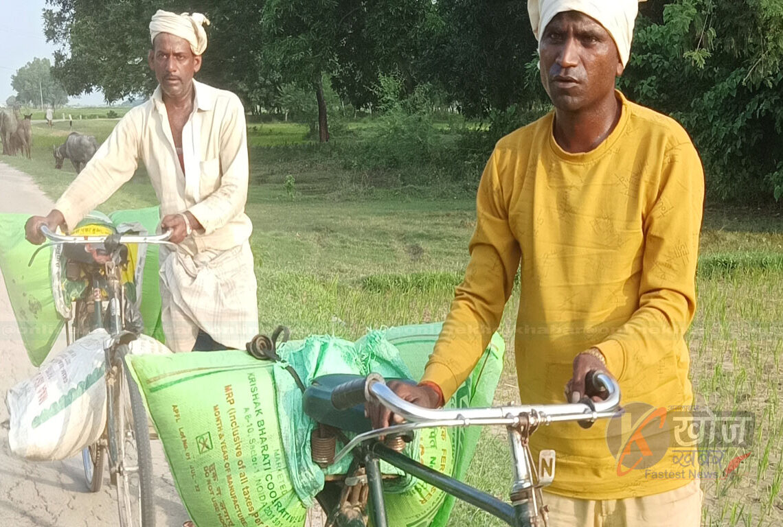 मलको अभाव : बाँकेका किसान भारतीय बजारबाट मल ल्याउन बाध्य