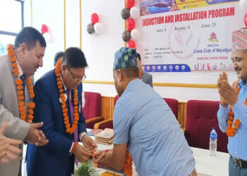 लायन्य क्लब अफ नेपालगञ्जका पदाधिकारीको सपथ ग्रहण