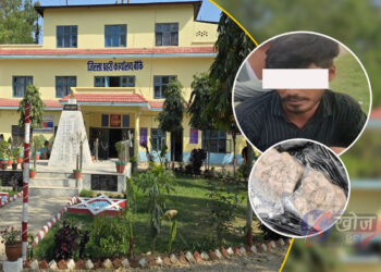 सय ग्राम लागु औषध ब्राउनसुगरसहित फेरी एक जना पक्राउ